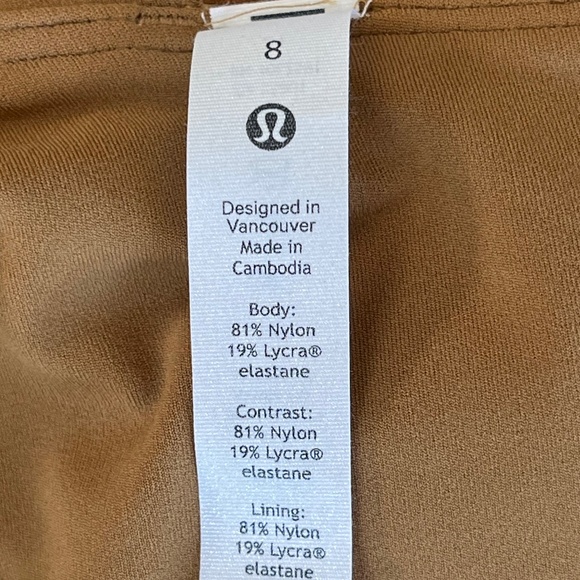 Lululemon Nulu Asymetrical Bodysuit Sz 8 - Picture 10 of 13